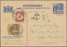 Malaiische Staaten - Straits Settlements - Portomarken: 1934. Netherlands Lndies Postal Stationery C - Straits Settlements