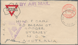 Malaiische Staaten - Johor: 1941. Air Mail Envelope Addressed To Australia Headed 'YMCA/Australia' W - Johore