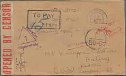 Malaiische Staaten - Kedah: 1940. Unstamped Envelope Written From Vethiyur / Ramnad Addressed To Bal - Kedah