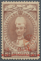 Malaiische Staaten - Kelantan: 1944 (ca.) Japanese Occupation Mint 5c Red-brown Overprinted 8 Cents - Kelantan