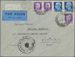 Malaiische Staaten - Penang: 1939. Air Mail Envelope (back Flap Missing) Addressed To Garoet, Java B - Penang