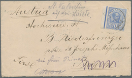 Malaiische Staaten - Sarawak: 1903 Cover From SIBU To Brixen (Tirol), Austria Via Kuching, Redirecte - Other & Unclassified