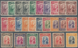 Malaiische Staaten - Sarawak: 1934, Sir Charles Vyner Brooke Complete Set Of 26, Mint Hinged Or With - Autres & Non Classés
