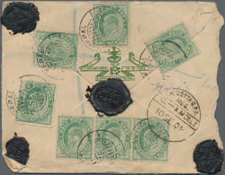Nepal: NEPAL 1903/1909: Two Covers From Kathmandu To Calcutta Both Franked By Indian Adhesives, With - Népal