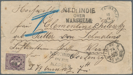 Niederländisch-Indien: 1890. Envelope (small Faults) Addressed To Austria Bearing Netherlands Indies - Netherlands Indies