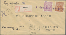 Niederländisch-Indien: 1900. Registered Envelope Addressed To Austria Bearing Netherlands Indies SG - Netherlands Indies