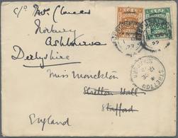 Palästina: 1922. Envelope Written From 'Government House, Jerusalem' Bearing SG 6, 6m Blue-green And - Palestina