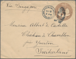 Philippinen - Ganzsachen: 1899. United States 'Columbian' Postal Stationery Envelope 'five Cents' Br - Philippines