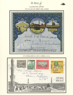 Saudi-Arabien: 1954-74, Two Pilgrim Envelopes "AL-HAJJ" With Decorative Imprints Holy Kaaba Postally - Arabie Saoudite