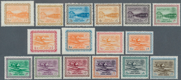 Saudi-Arabien: 1963/64, Dam And Oil Plant Definitives Revised Sizes, Total 16 Vals., Mint Never Hing - Saudi Arabia