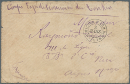 Singapur: 1885. Stampless Envelope Written From Singapore Dated '3rd Mars 1885' Addressed To France - Singapur (...-1959)