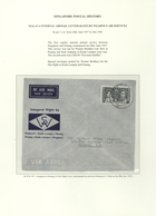 Singapur: 1937, Airmail-Letter 8c. To Penang, - 8c. Per 1/2 0z. From 28th. June 1937 To July 1941 - - Singapore (...-1959)