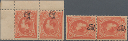 Thailand: 1889, 1a. On 1sio Red, 17 Mint Copies, A Fresh Unused Block Of Thirteen (partly Separated) - Thailand