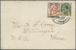 Thailand: 1906. Envelope Addressed To The United States Bearing SG 75, 8a Deep Green And Orange And - Thailand