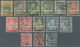 Thailand: 1909 - 1910, Postage Stamps With Two-line Value Imprints 2/1 A, 2/2 A, 2/2 A, 3/3 A, 3/3 A - Thailand