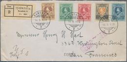Thailand: 1920, 2 S Brown, 3 S Green, 5 S Carmine, 10 S Black/orange And 15 S Blue "King Vajiravudh" - Thaïlande