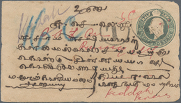 Thailand - Besetzung Malaiischer Gebiete: 1906. KEVII Indian Postal Stationery Envelope 'half Anna' - Thailand