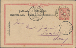 Thailand - Besonderheiten: 1901. Württemberg Postal Stationery Card 10pf Carmine Written From Heiden - Thailand