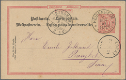 Thailand - Besonderheiten: 1901. Württemberg Postal Stationery Card 10pf Carmine Written From Heiden - Tailandia