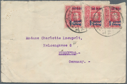 Thailand - Besonderheiten: Perfin: 1914, 5 S./26 S., A Horizontal Strip-3 Each Stamp W. Perfin "H.S. - Thailand