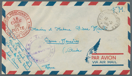 Vietnam-Süd (1951-1975): 1949. Stampless Air Mail Envelope Written From Tank-Linh/Annam 'S.P. 72.835 - Vietnam