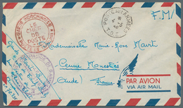 Vietnam-Süd (1951-1975): 1949. Stampless Air Mail Envelope Written From Tanh- Linh/Annam 'S.P; 72.83 - Vietnam