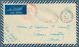 Vietnam-Süd (1951-1975): 1950. Stampless Air Mail Envelope Written From Tanh- Linh/Annam 'S.P. 4103' - Vietnam