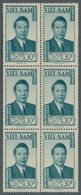 Vietnam-Süd (1951-1975): 1952, Emperor Bao Dai, 30$ Green High Value, NH Bloc Of 6, (Scott 13), ... - Vietnam