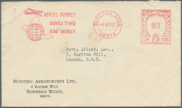 Thematik: Antarktis / Antarctic: 1957. Envelope From 'Hunting Aerosurveys Ltd' Addressed To London C - Other & Unclassified