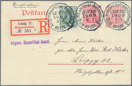 Thematik: Einschreibbriefe Und -Zettel / Registered Covers And Labels: "LEIPZIG 13 ALLGEM. BAUARTIKE - Unclassified