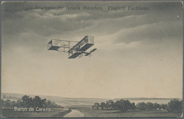 Thematik: Flugzeuge, Luftfahrt / Airoplanes, Aviation: 1910, MÜNCHENER FLUGWOCHE, Offizielle Flugpla - Avions