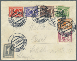 Thematik: Judaika / Judaism: 1925 (17.8.), Österreich, Auslandsbrief Frankiert Mit 7 Versch. Freimar - Ohne Zuordnung