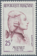Thematik: Musik-Komponisten / Music-composers: 1957, France. Artist's Drawing For The 25fr Stamp MOZ - Music