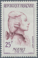 Thematik: Musik-Komponisten / Music-composers: 1957, France. Artist's Drawing For The 25fr Stamp MOZ - Música