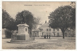 Delcampe - 45 - PITHIVIERS - Place Et Statue Denis Poisson - Pithiviers