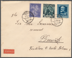 Thematik: Pfadfinder / Boy Scouts: PFADFINDER: 1940 (3.2.), Rumänien, Express-Brief Mit Drei UNGEZÄH - Other & Unclassified