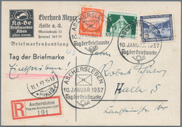 Thematik: Philatelie - Tag Der Briefmarke / Stamp Days: 1937, "TAG DER BRIEFMARKE" Sonderstempel Vom - Stamp's Day