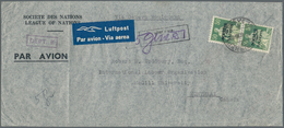 Thematik: Politik / Politics: 1941, Switzerland. Pre-printed Long Format Airmail Cover "Societe Des - Non Classificati