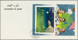 Thematik: Raumfahrt / Astronautics: 1968, Apollo 7, 5dh. To 15r., Complete Set Each As De Luxe Sheet - Otros & Sin Clasificación