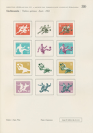 Thematik: Sport-Fußball / Sport-soccer, Football: 1954, Liechtenstein. Lot Containing In All 17 Time - Sonstige & Ohne Zuordnung