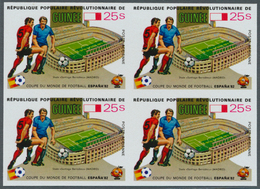 Thematik: Sport-Fußball / Sport-soccer, Football: 1982, SOCCER WORLD CUP SPAIN '82 - 7 Items; Guinea - Other & Unclassified