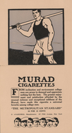 Thematik: Tabak / Tobacco: TABAK / COLLEGE-SPORTLER USA 1908: Werbe-Plakat Aus New York "College-Spo - Tabacco
