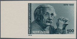 Thematik: Technik-Physik / Technique-physics: 1979, Einstein Centenary, Colour Proof Gray Blue, Impe - Fysica