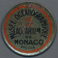 Thematik: Tiere-Meerestiere / Animals-sea Animals: 1918 Ca., Capsule Money "MUSEE OCEANOGRAPHIQUE - - Maritiem Leven