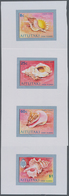 Thematik: Tiere-Meerestiere-Muscheln / Animals-sea Animals-shells: 1974, Aitutaki. Die Proofs For Th - Conchiglie