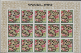 Thematik: Tiere-Schmetterlinge / Animals-butterflies: 1968, BURUNDI: Butterflies Complete Set Of 16 - Vlinders