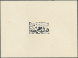 Thematik: Tiere-Vögel / Animals-birds: 1945, Marokko, 50fr. Airmail, Non Adopted Design, Imperf. Pro - Andere & Zonder Classificatie