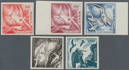 Thematik: Tiere-Vögel / Animals-birds: 1965, Monaco. Color Proofs For Complete BIRDs Set (4 Values) - Altri & Non Classificati