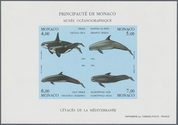 Thematik: Tiere-Meeressäuger (u.a. Wale) / Animals-aquatic Mammals: 1992/1994, MONACO: Whales And Do - Altri & Non Classificati