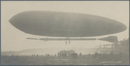 Thematik: Zeppelin / Zeppelin: 1910 (ca). Original German Pre-WWI Pioneer Airship Photo Of The "MI", - Zeppeline